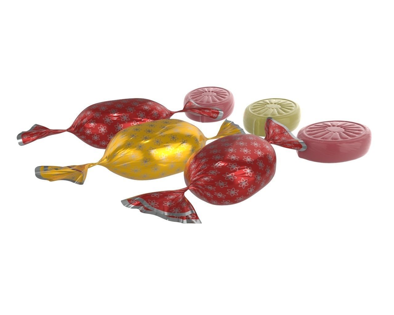 Blank candy plastic package mock up 03 3D model_3