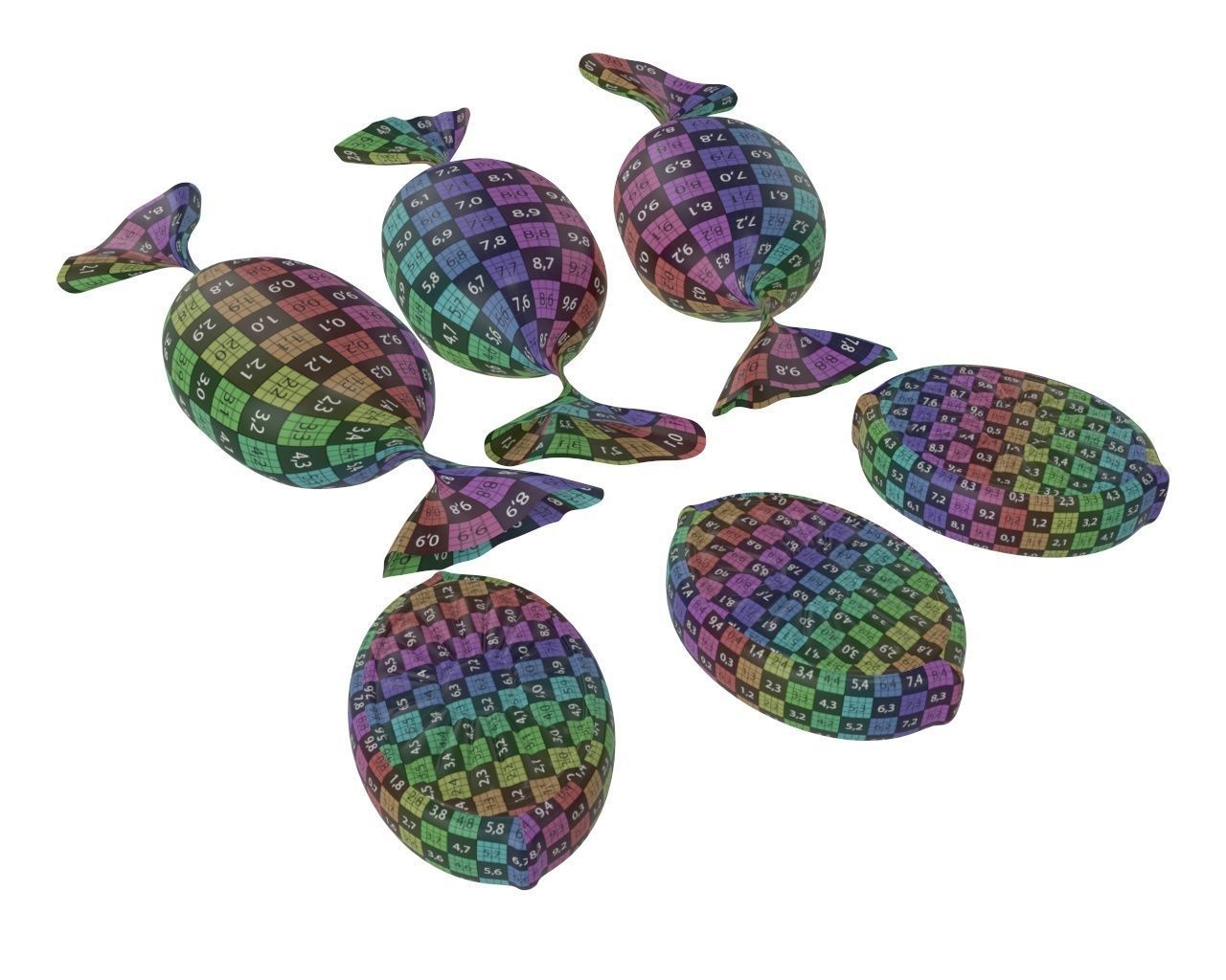 Blank candy plastic package mock up 03 3D model_10