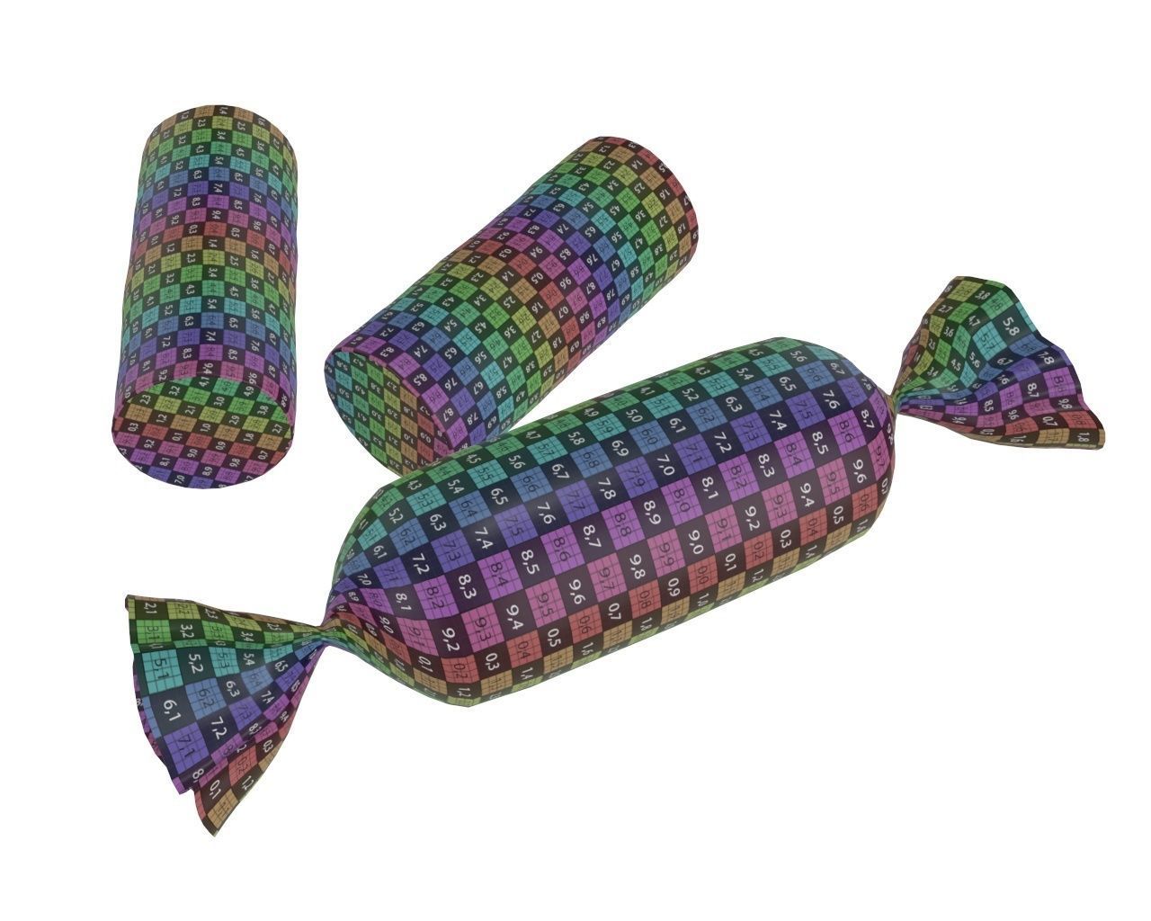 Blank candy plastic package mock up 04 3D model_11