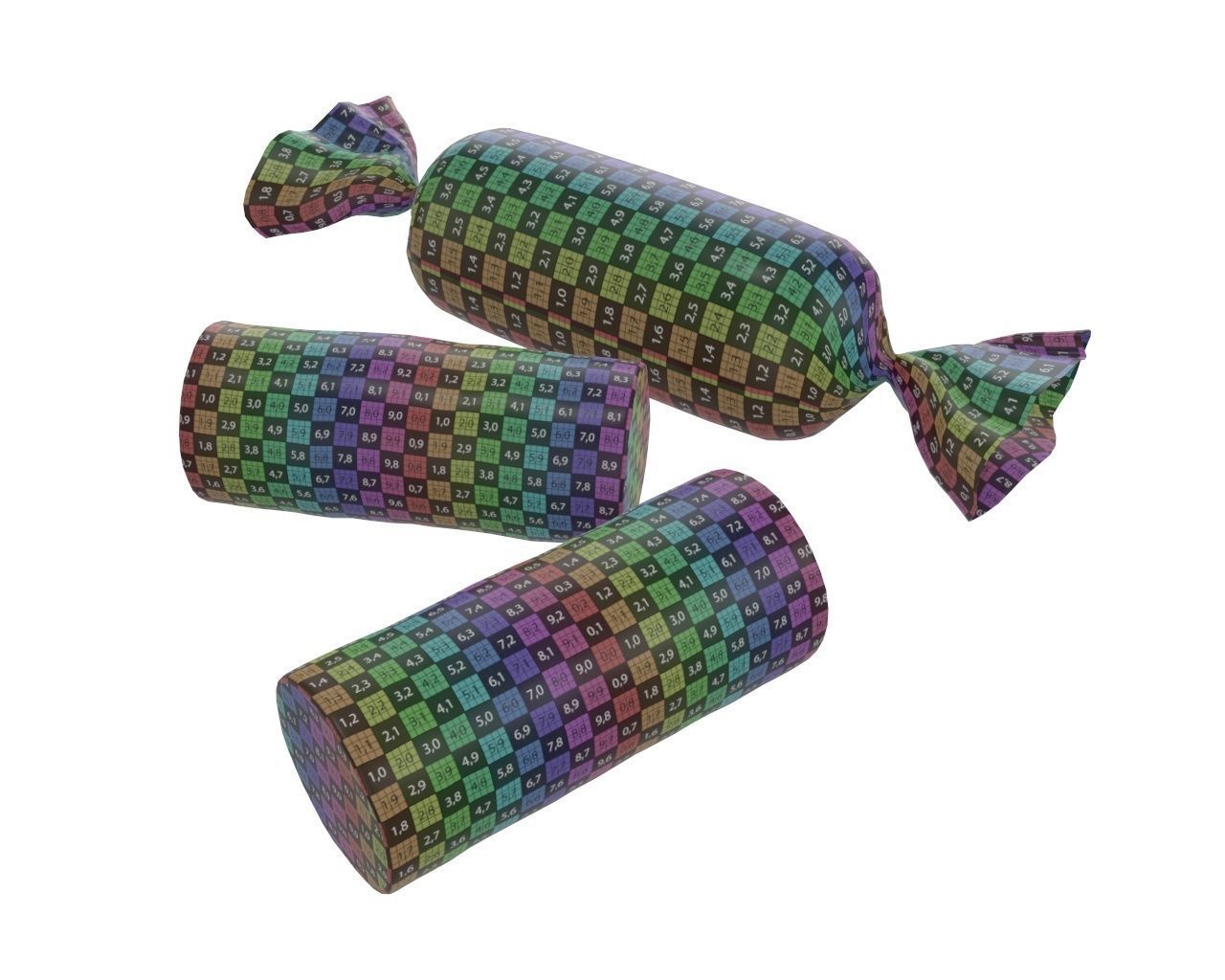 Blank candy plastic package mock up 04 3D model_12