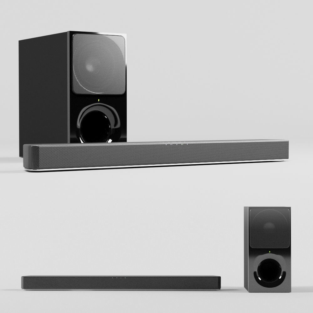 Soundbar Sony HT-XF9000 3D model_2
