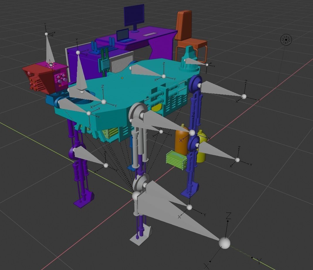 Assistant Robot Dog Mule 3D model_4