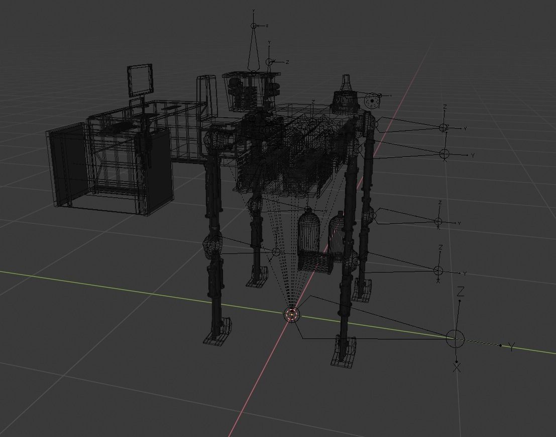 Assistant Robot Dog Mule 3D model_7