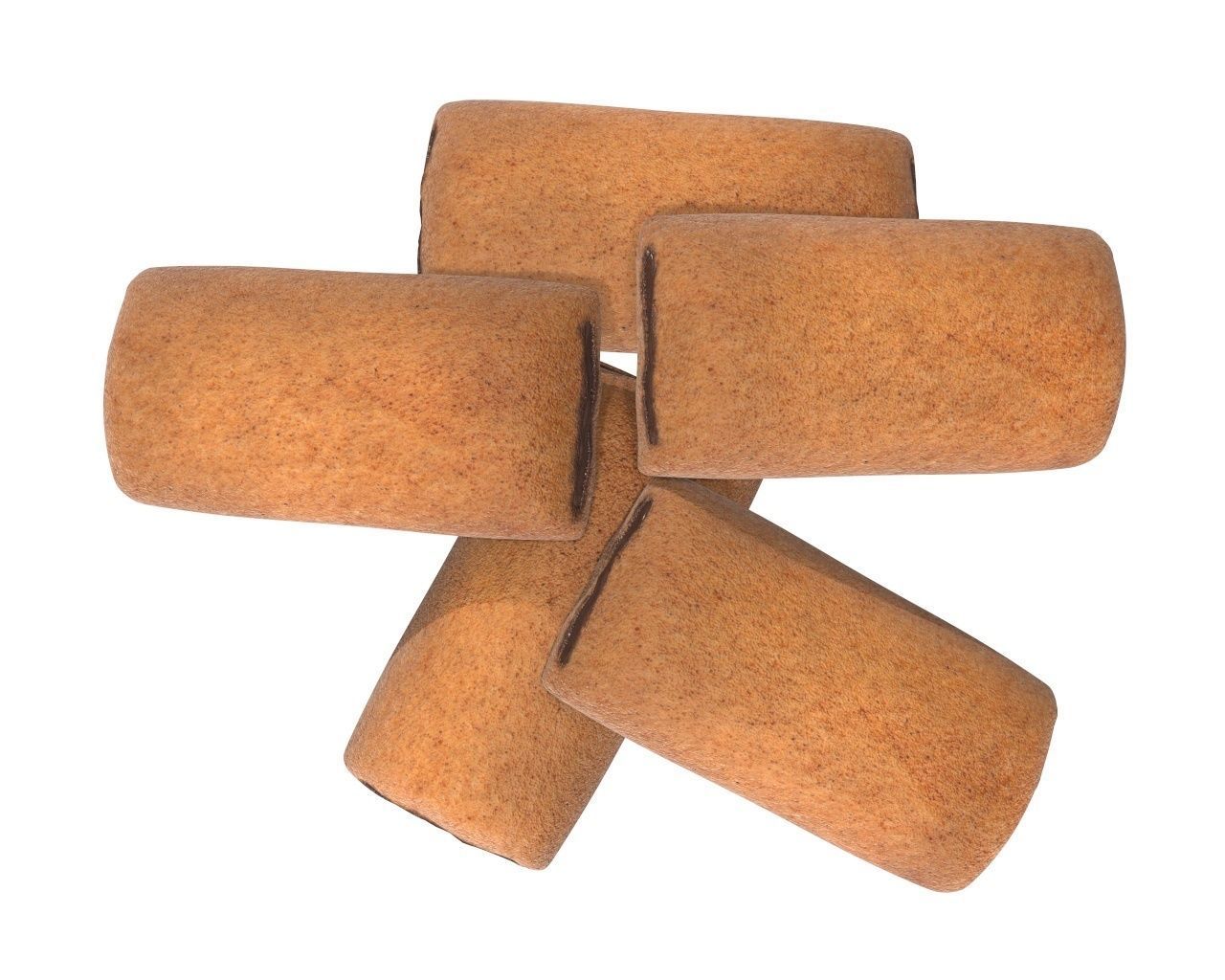 Cookies five chocolate biscuits 3D model_4