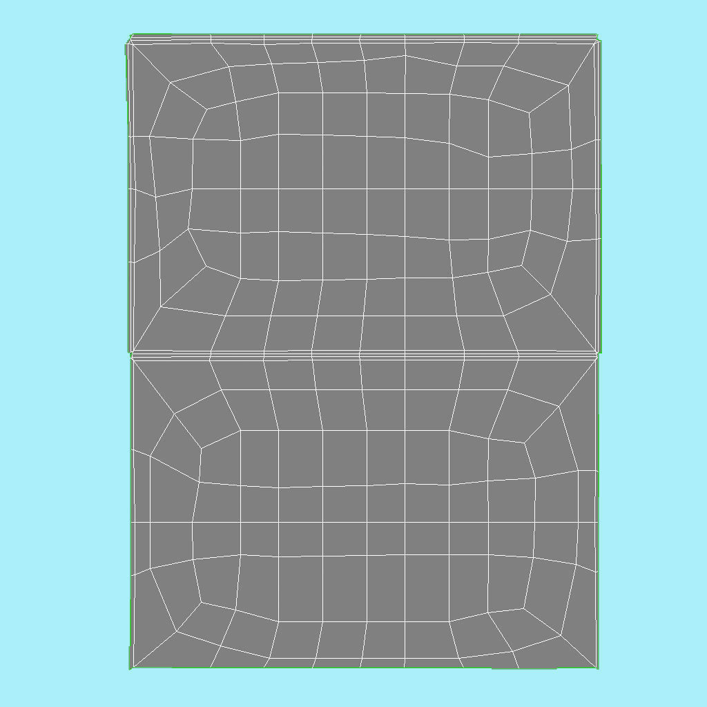 Low poly fabric sofa in a slightly primitive style Low-poly 3D model_14