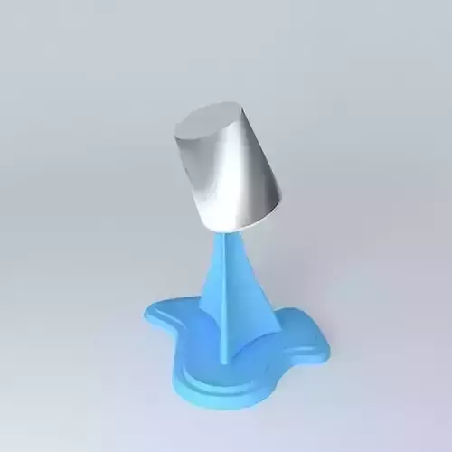 Lamp "Spilling Ink" Free 3D model