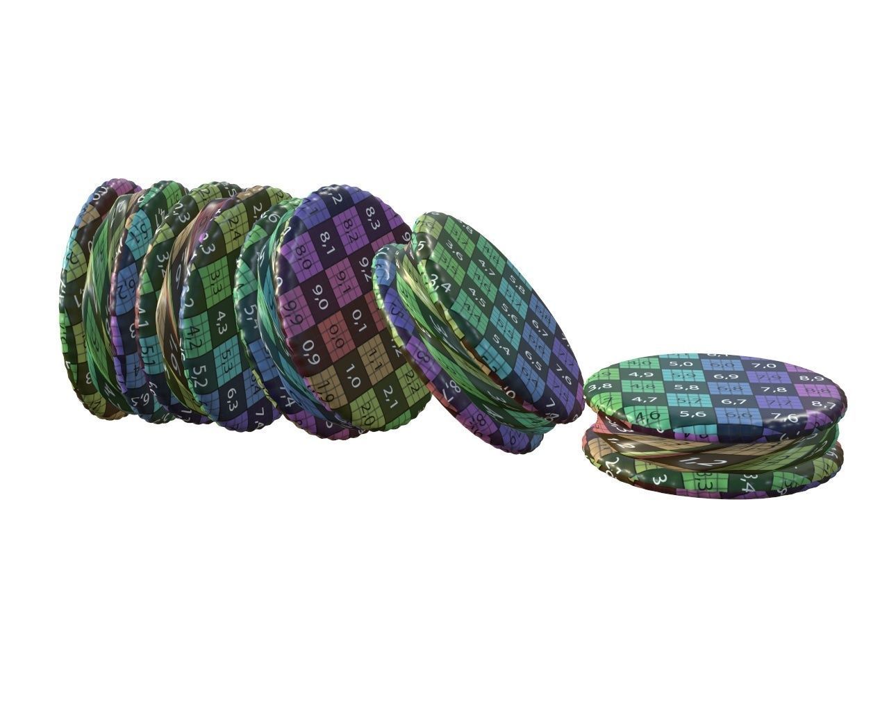 Sandwich cookies with chocolate fill 3D model_7