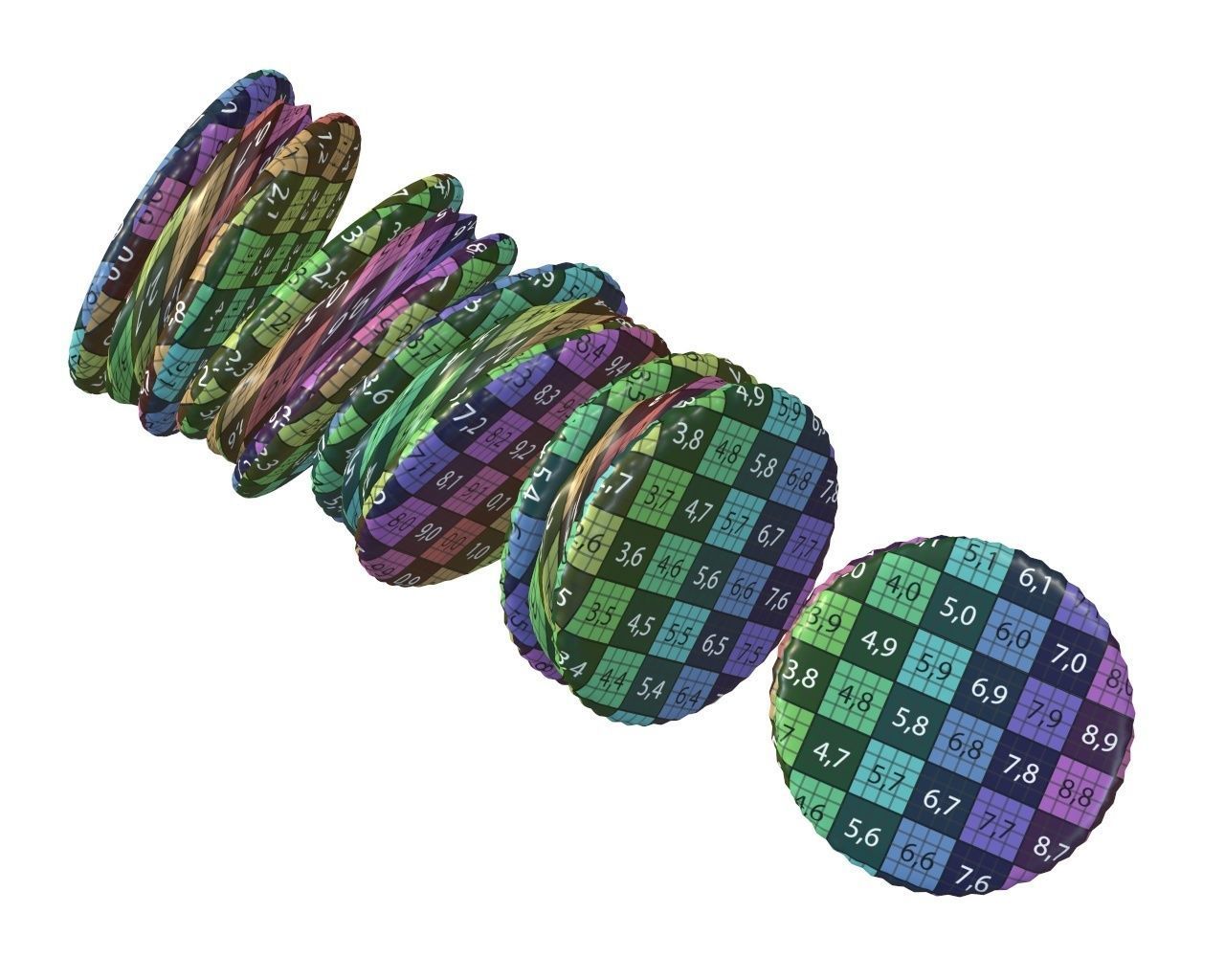 Sandwich cookies with chocolate fill 3D model_9