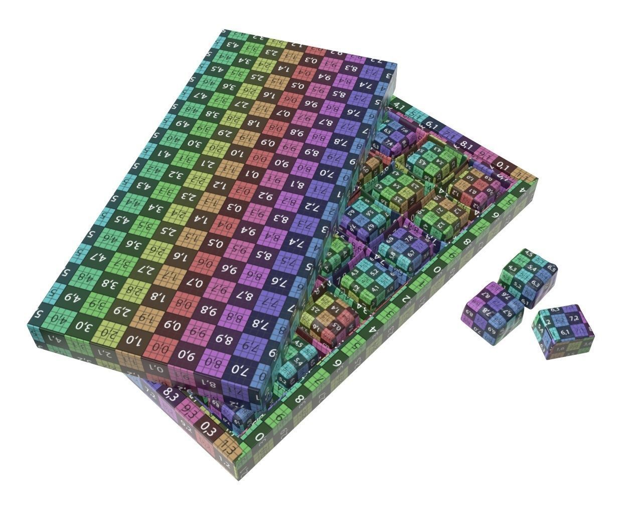 Blank sweets package with chocolate candy mock up 3D model_9