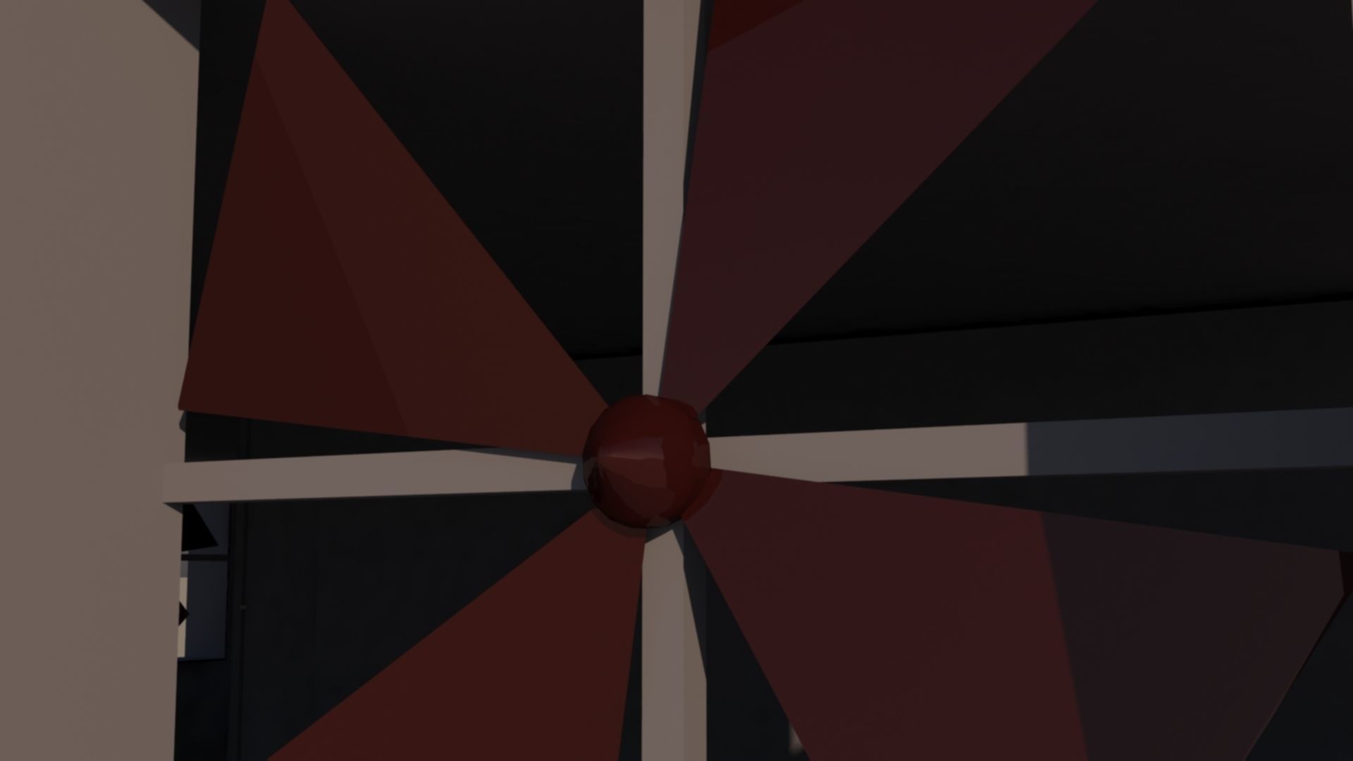 Factory Building Low-poly 3D model_8