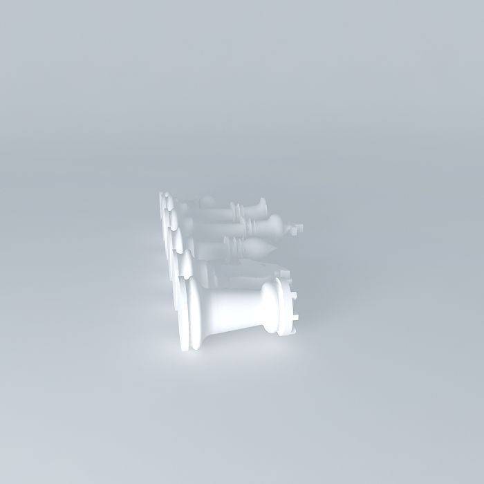 Chess / Chess Pieces Free 3D model_2