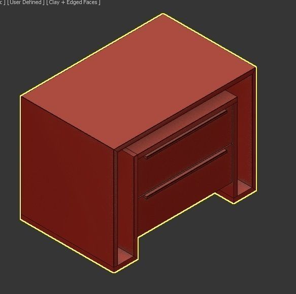 Duplo U Support Table 3D model_4