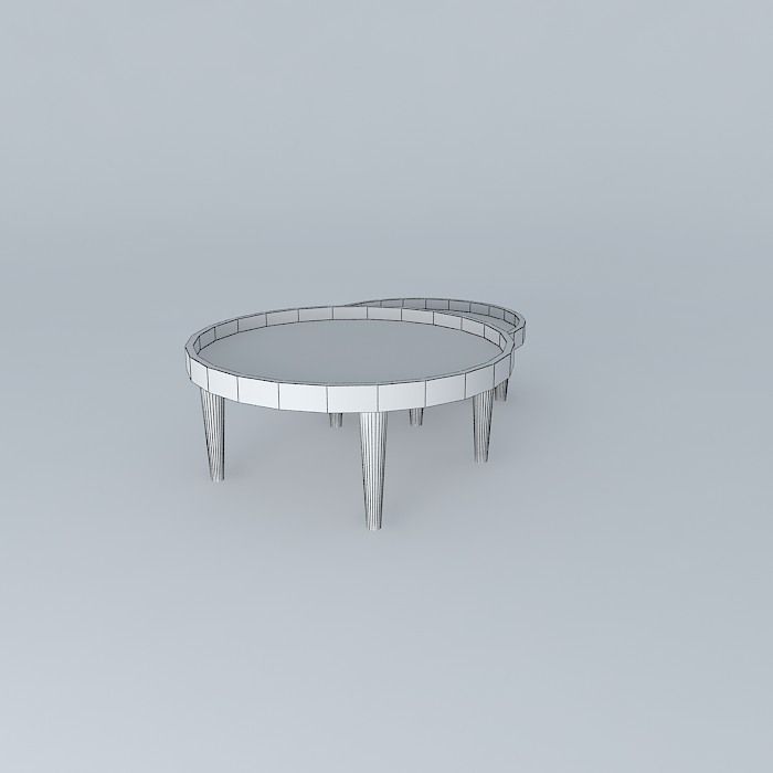 Mesa de Centro Dotting - Ronald Sciliar Sasson Free 3D model_3
