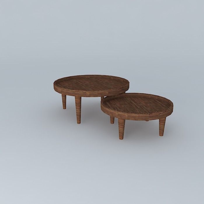 Mesa de Centro Dotting - Ronald Sciliar Sasson Free 3D model_2