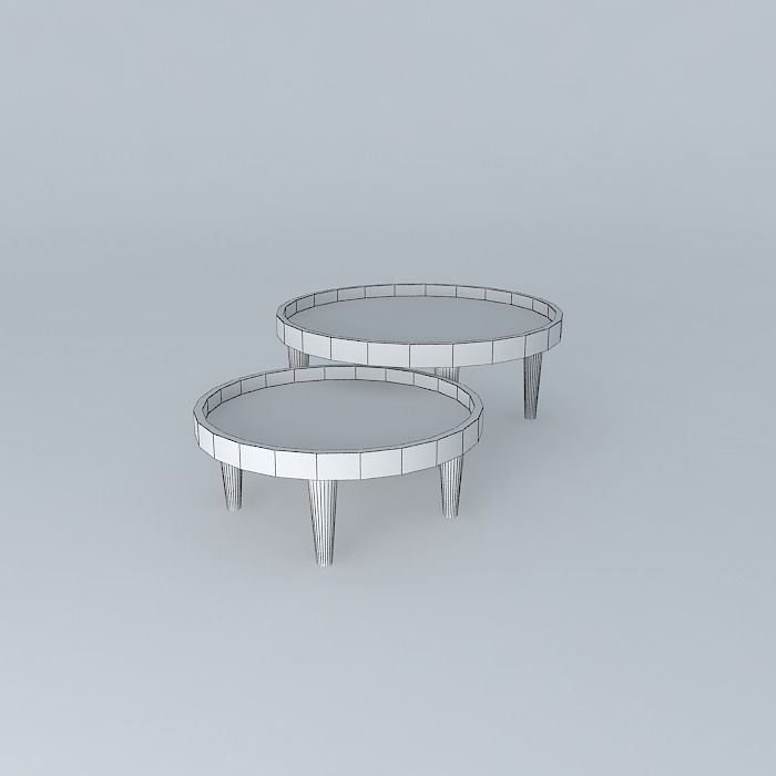 Mesa de Centro Dotting - Ronald Sciliar Sasson Free 3D model_4