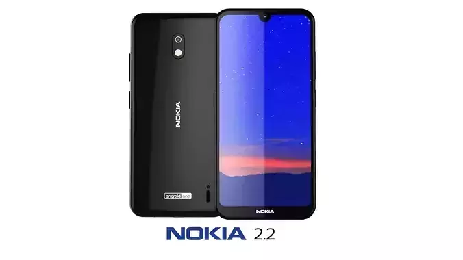 Nokia 2 2 Tungsten Black 3D model
