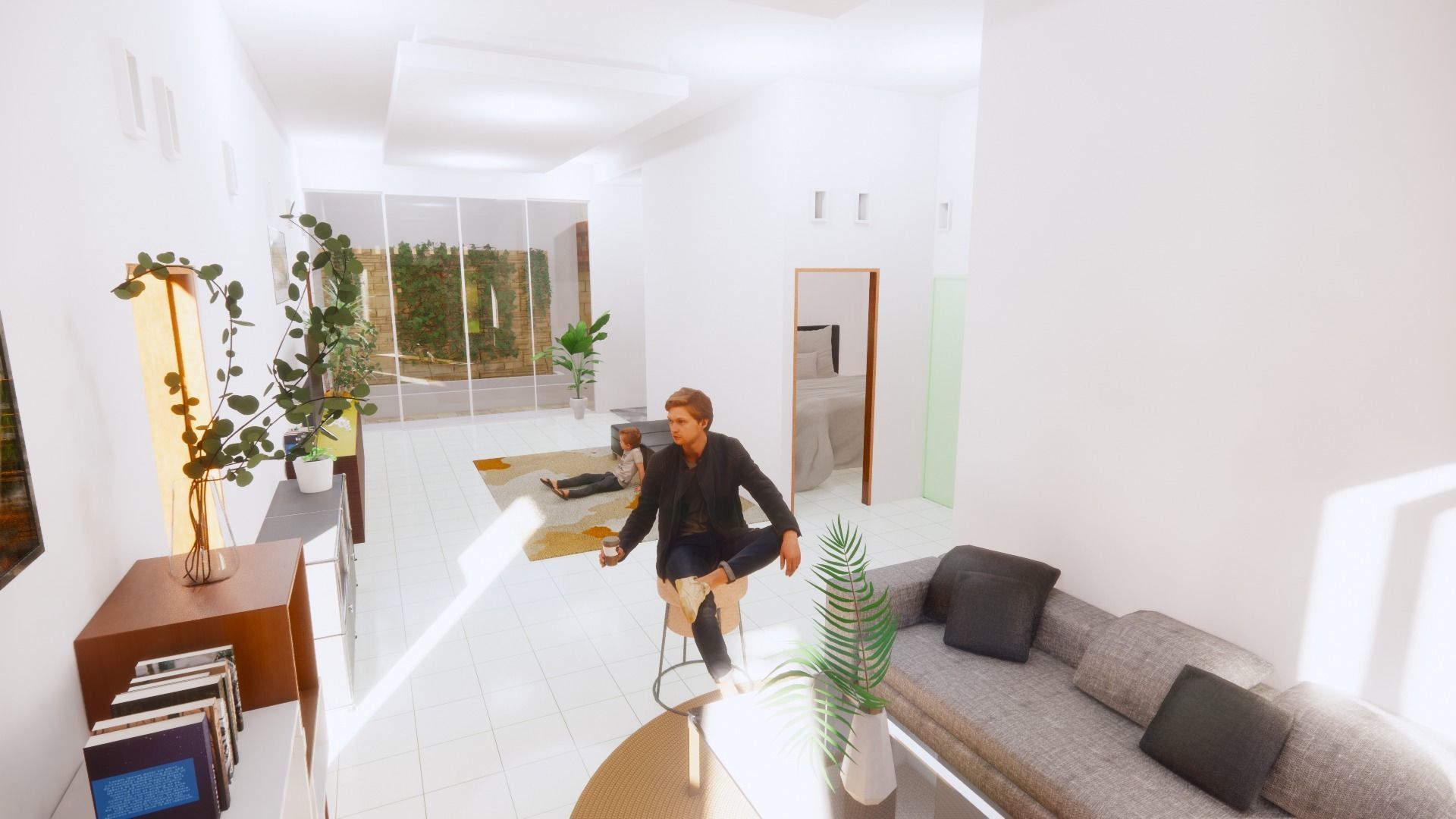 a House in makassar city 3D model_2