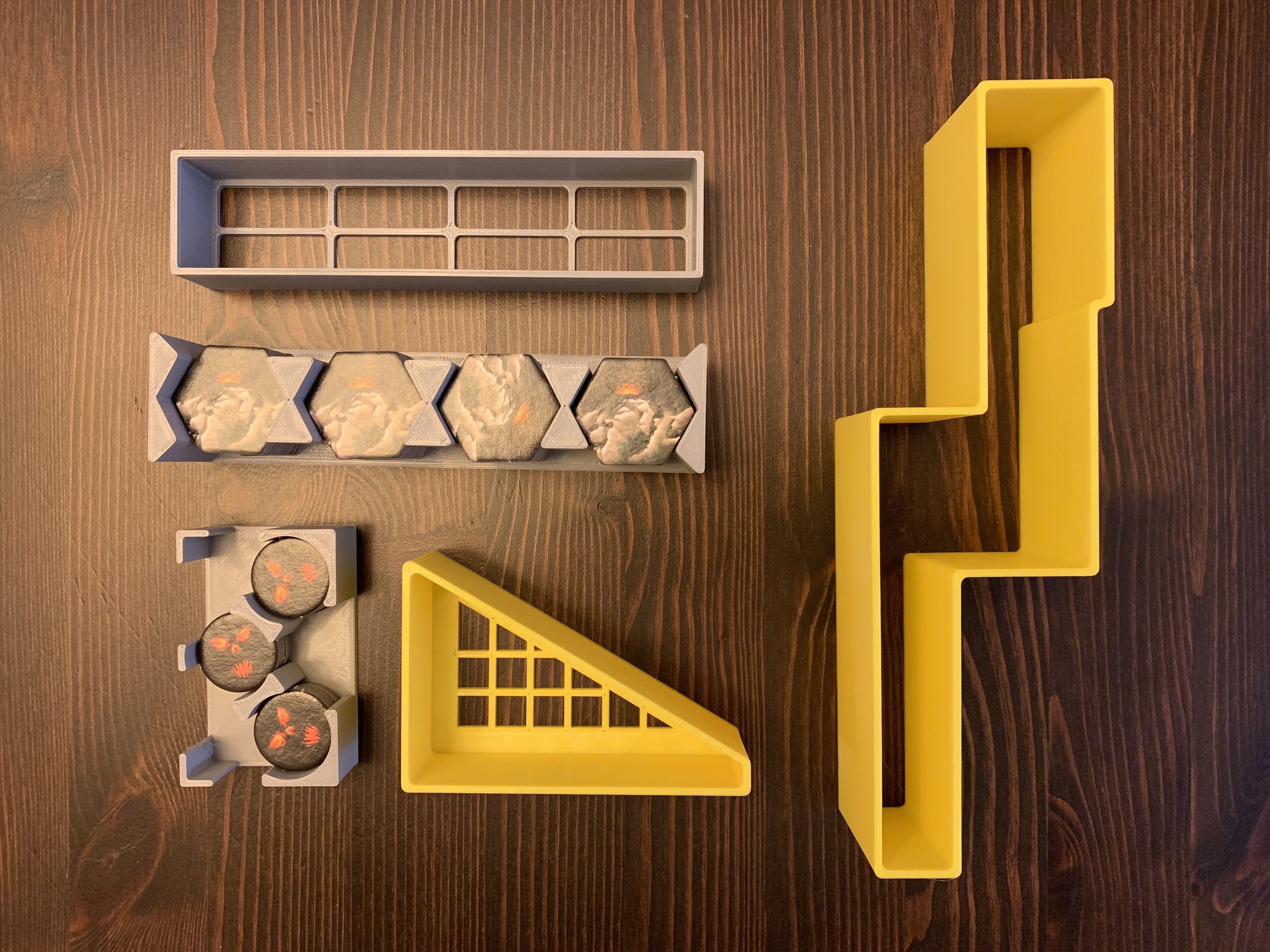 Quest for El Dorado Board Game Organizer Insert 3D print model_8