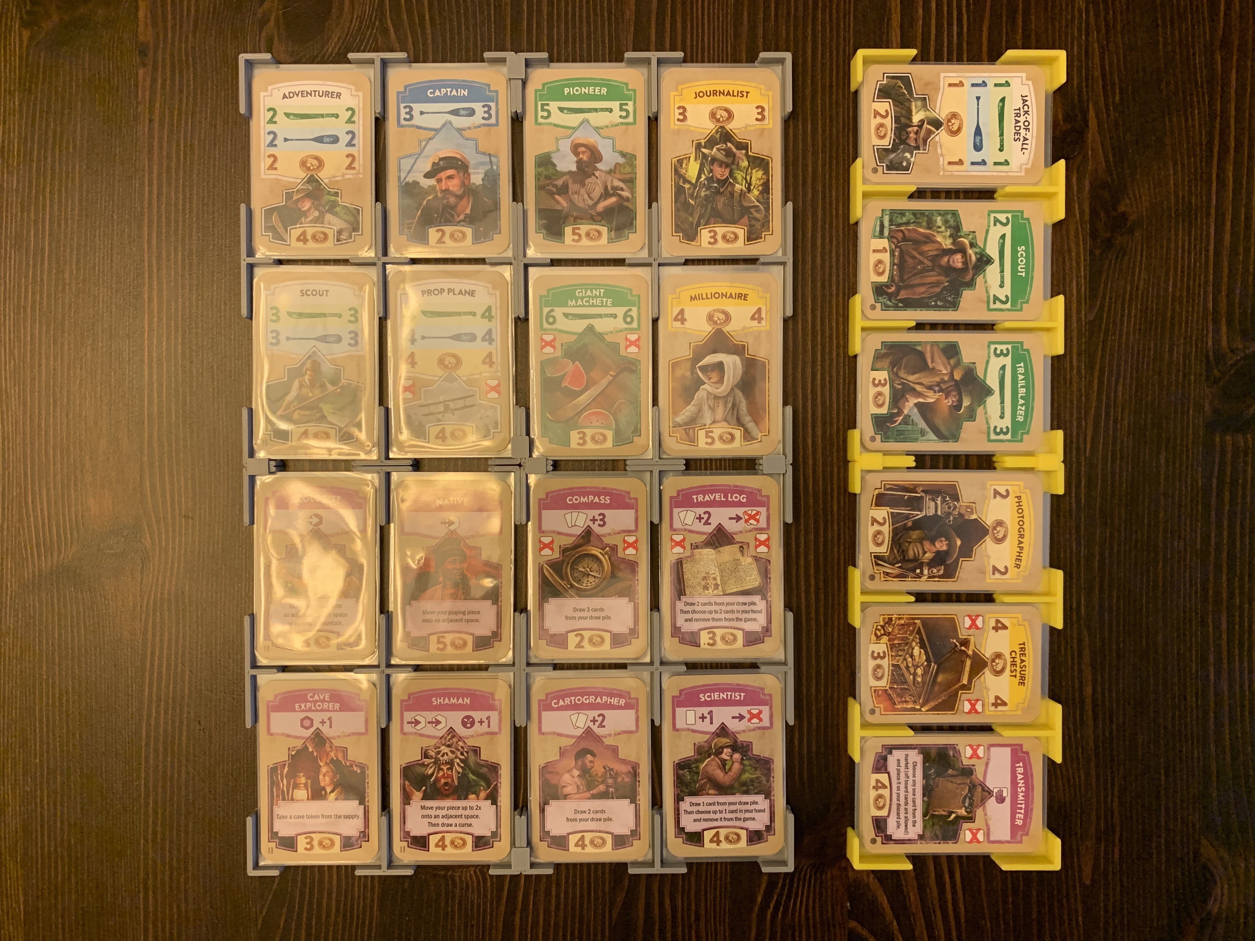 Quest for El Dorado Board Game Organizer Insert 3D print model_7