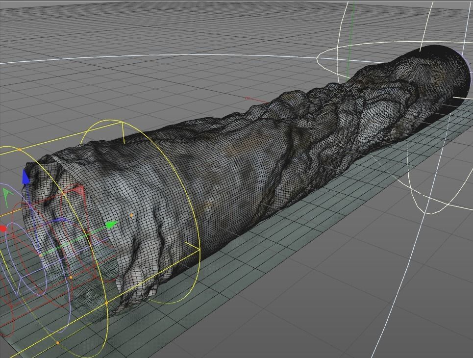 cave tunnel 3D model_5