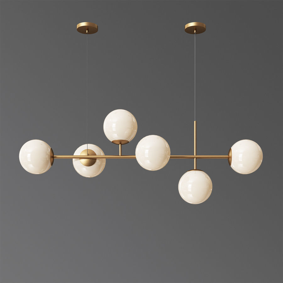 Raizer Linear Chandelier 3D model_1