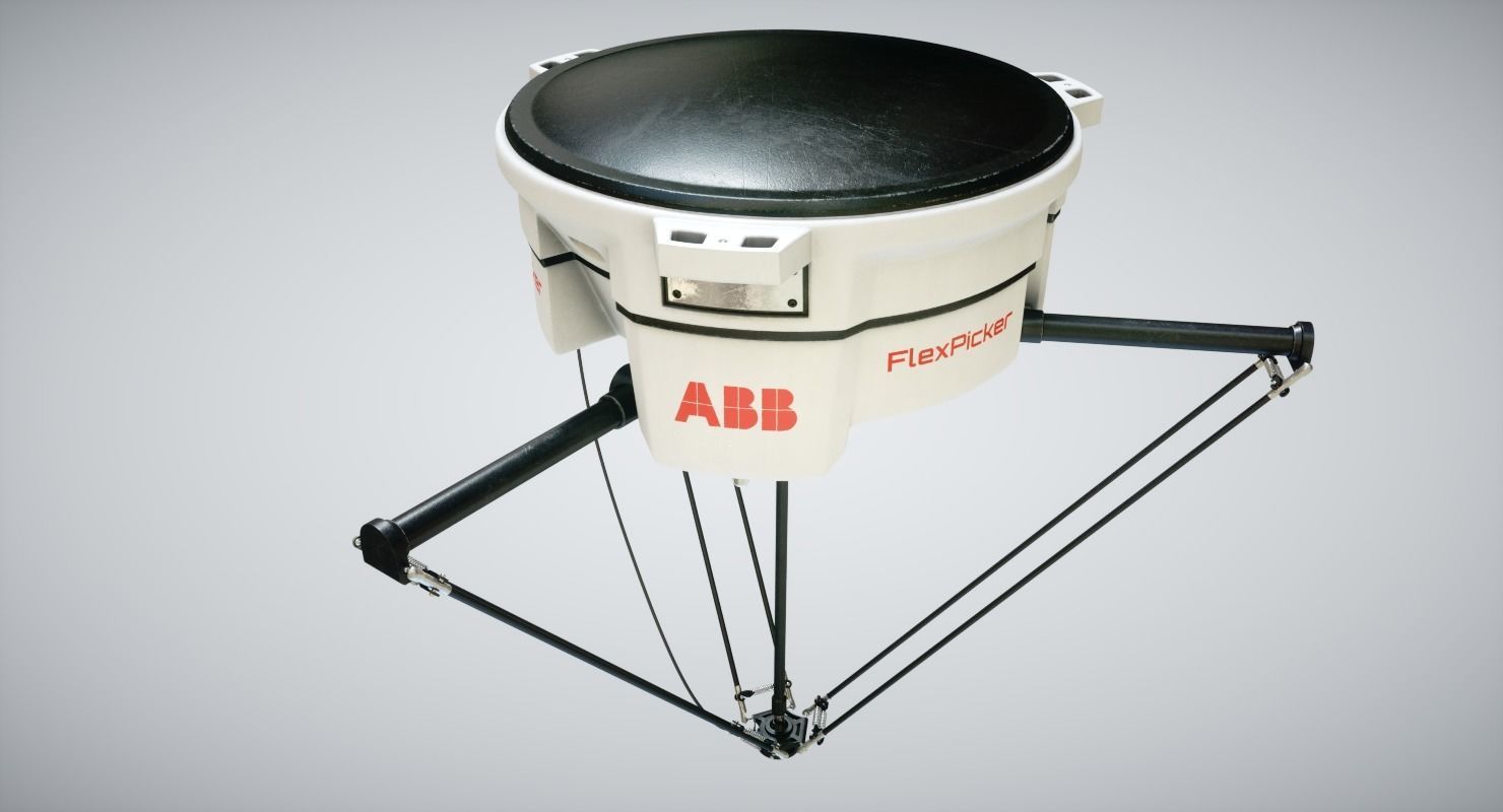 Industrial Robot 360 Food Package 3D model_2