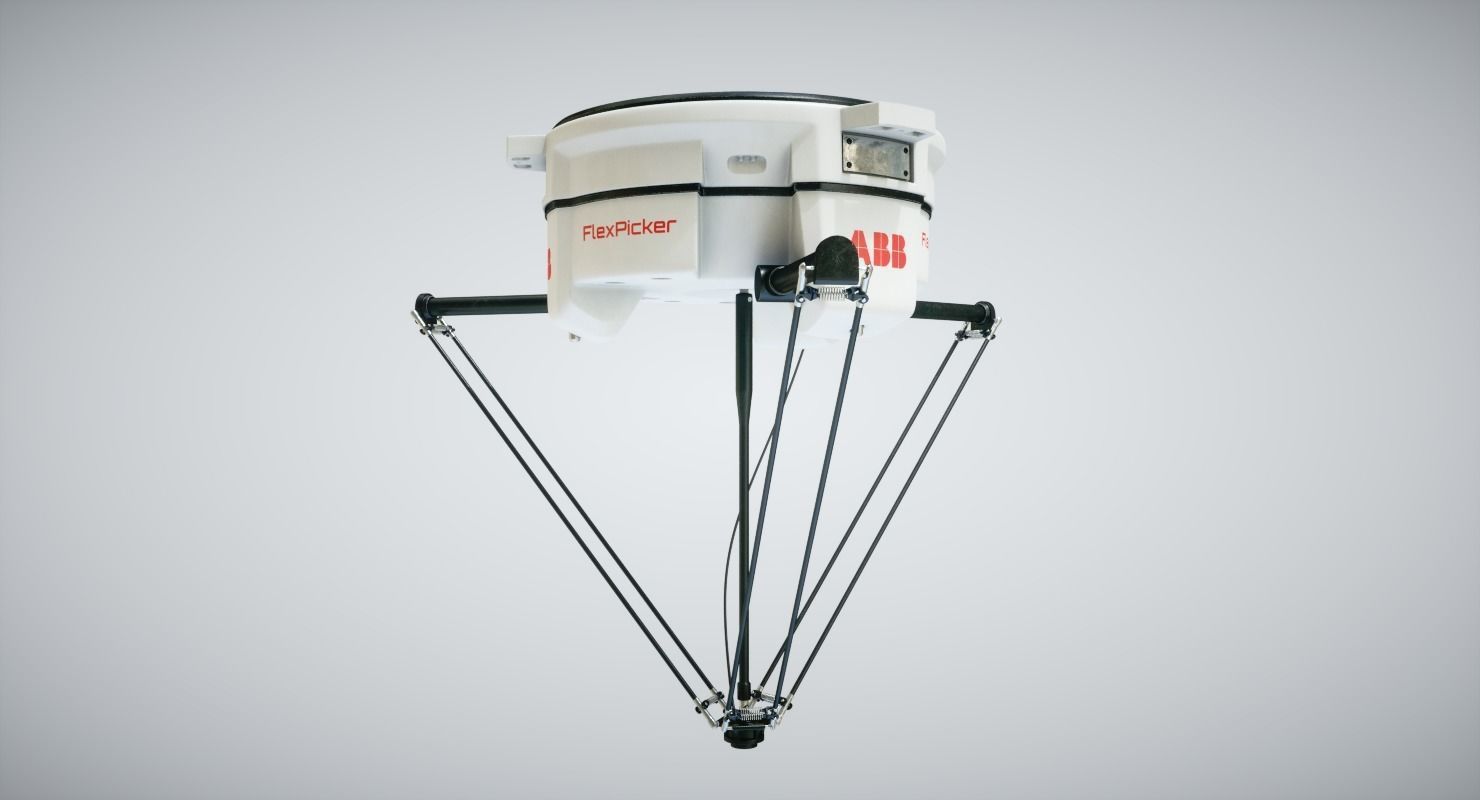 Industrial Robot 360 Food Package 3D model_4