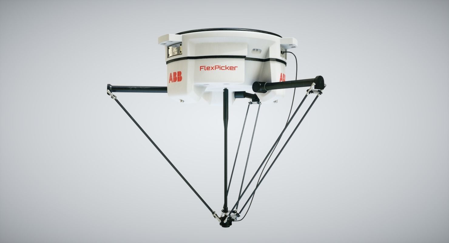 Industrial Robot 360 Food Package 3D model_5