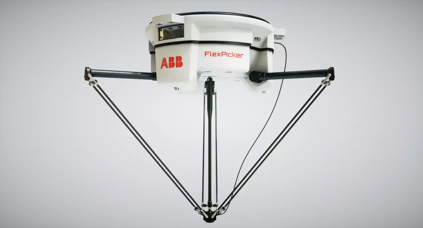 Industrial Robot 360 Food Package 3D model_0