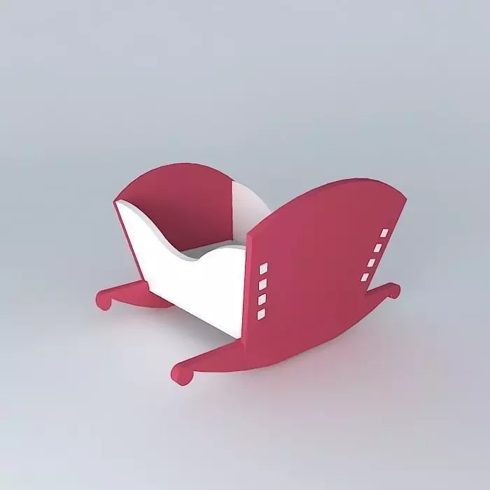 Baby crib Free 3D model