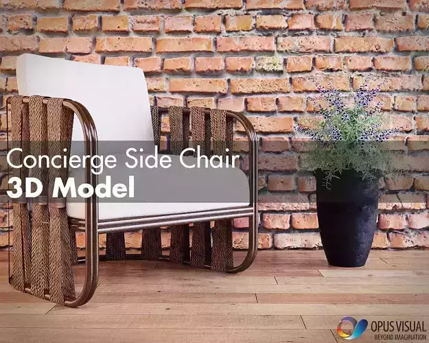 Concierge Side Chair 3D Model