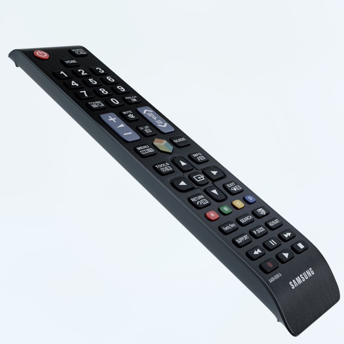 TV Wall Mounted 3D model_32