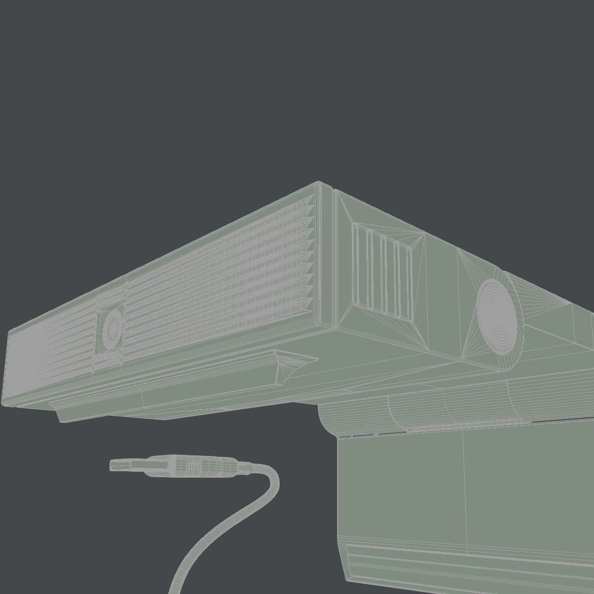 TV Wall Mounted 3D model_16