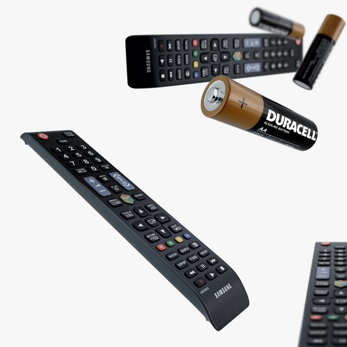 TV Wall Mounted 3D model_31
