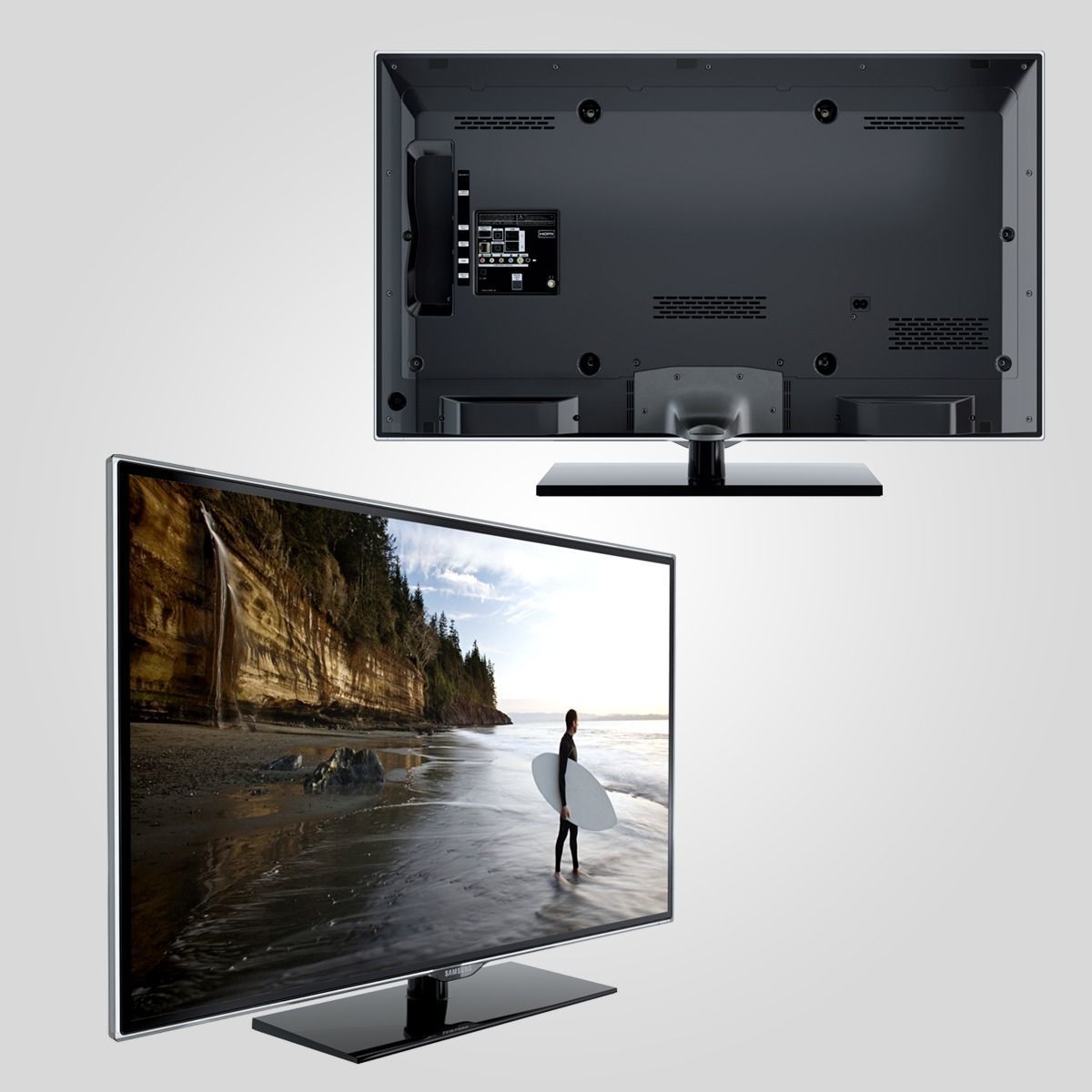 TV Wall Mounted 3D model_46