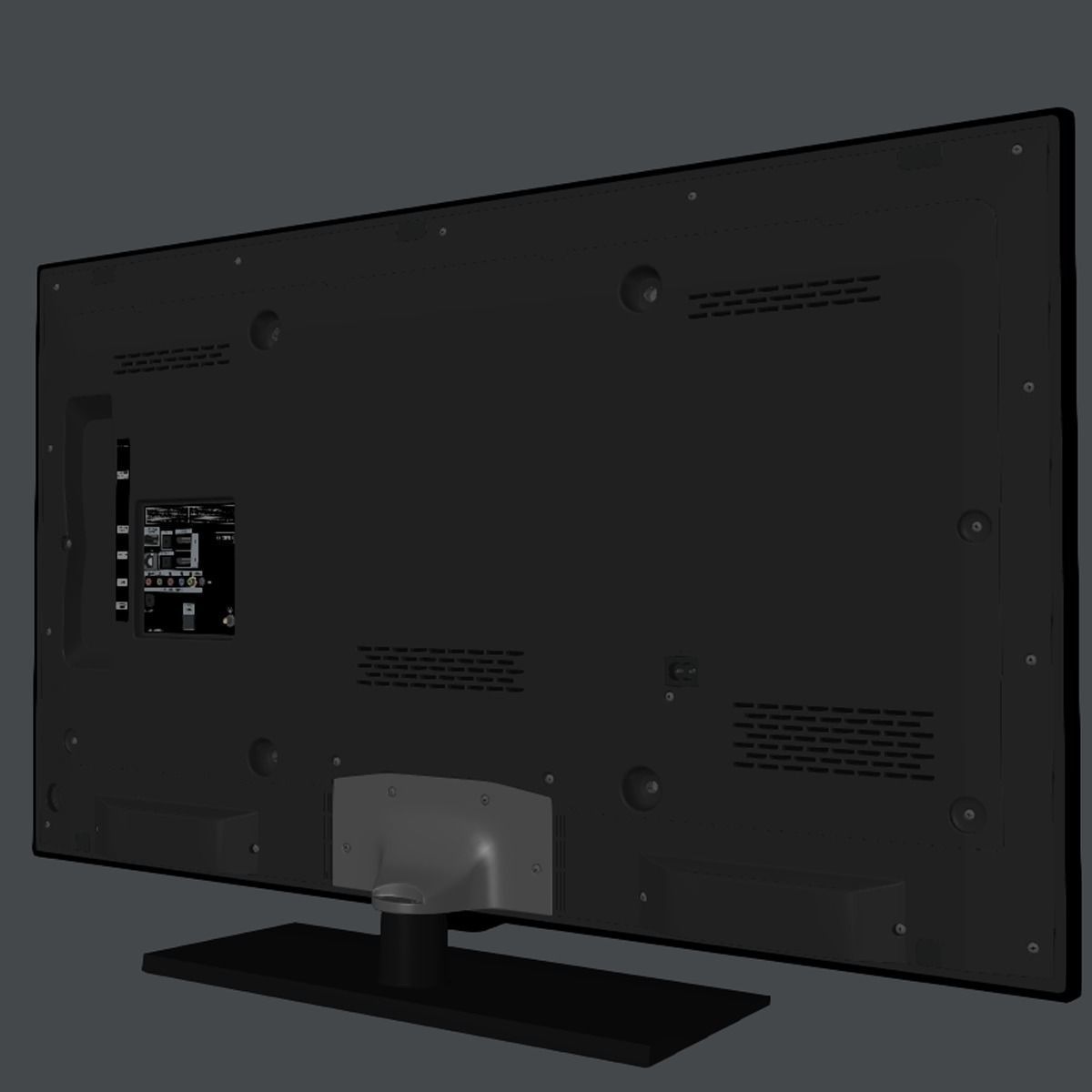 TV Wall Mounted 3D model_39