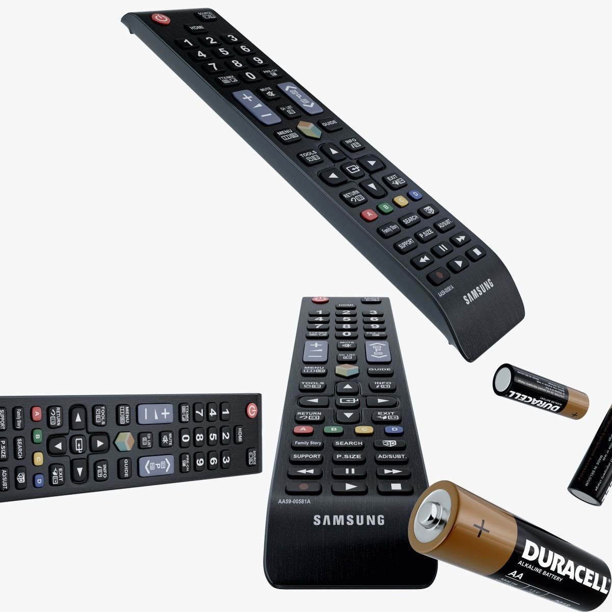 TV Wall Mounted 3D model_2