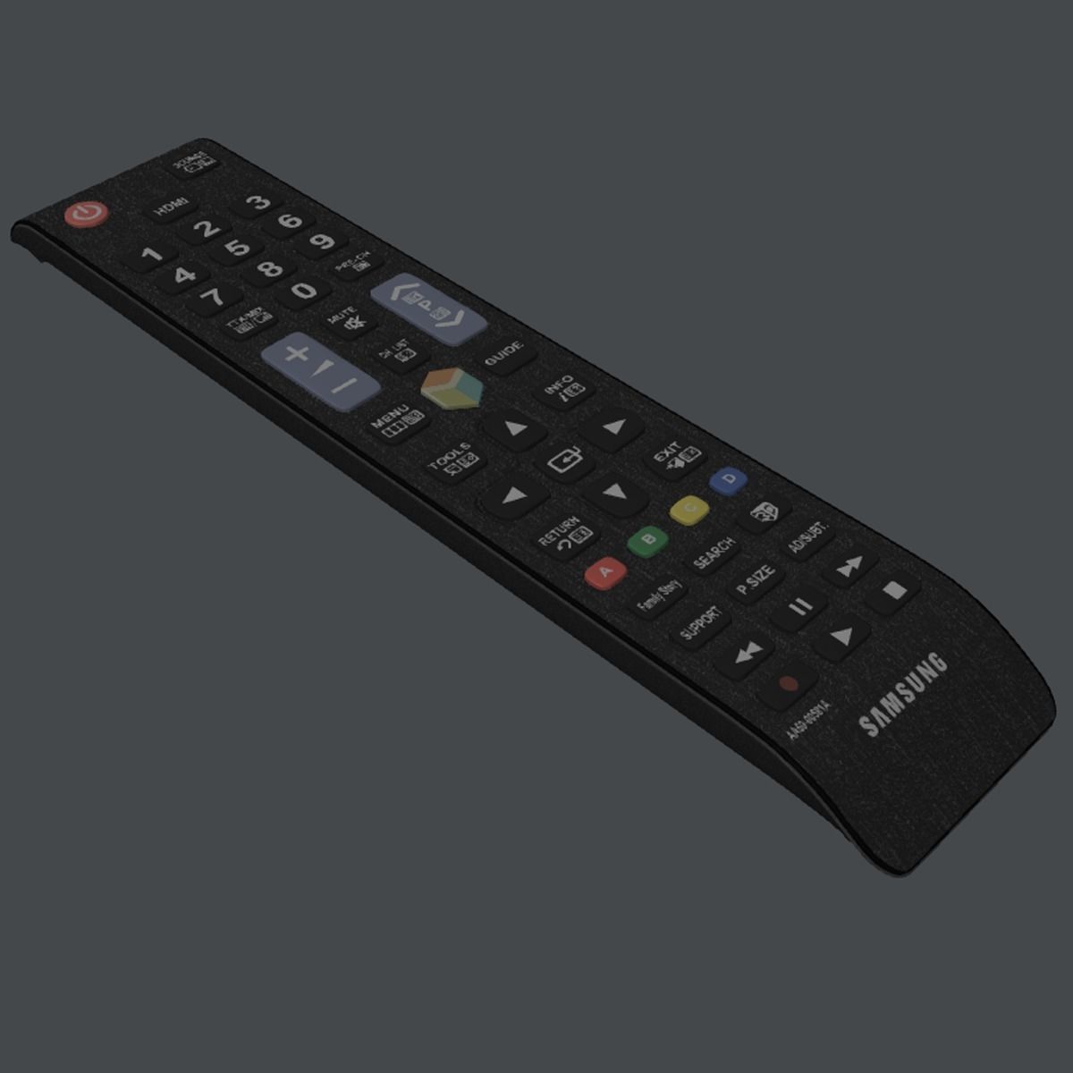 TV Wall Mounted 3D model_21