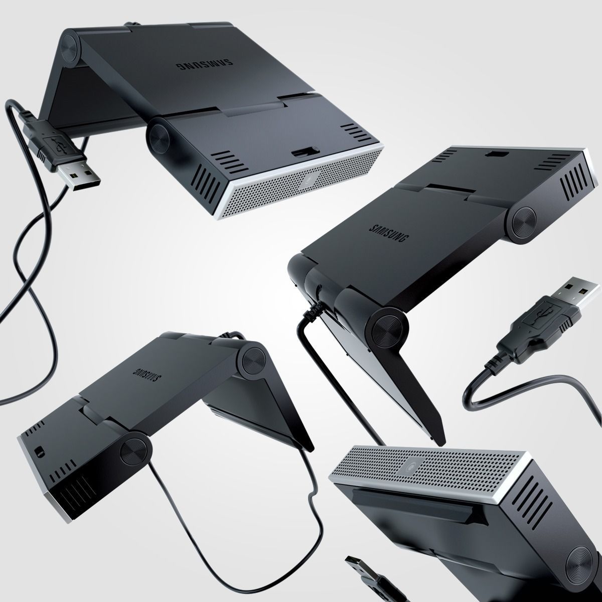TV Wall Mounted 3D model_8