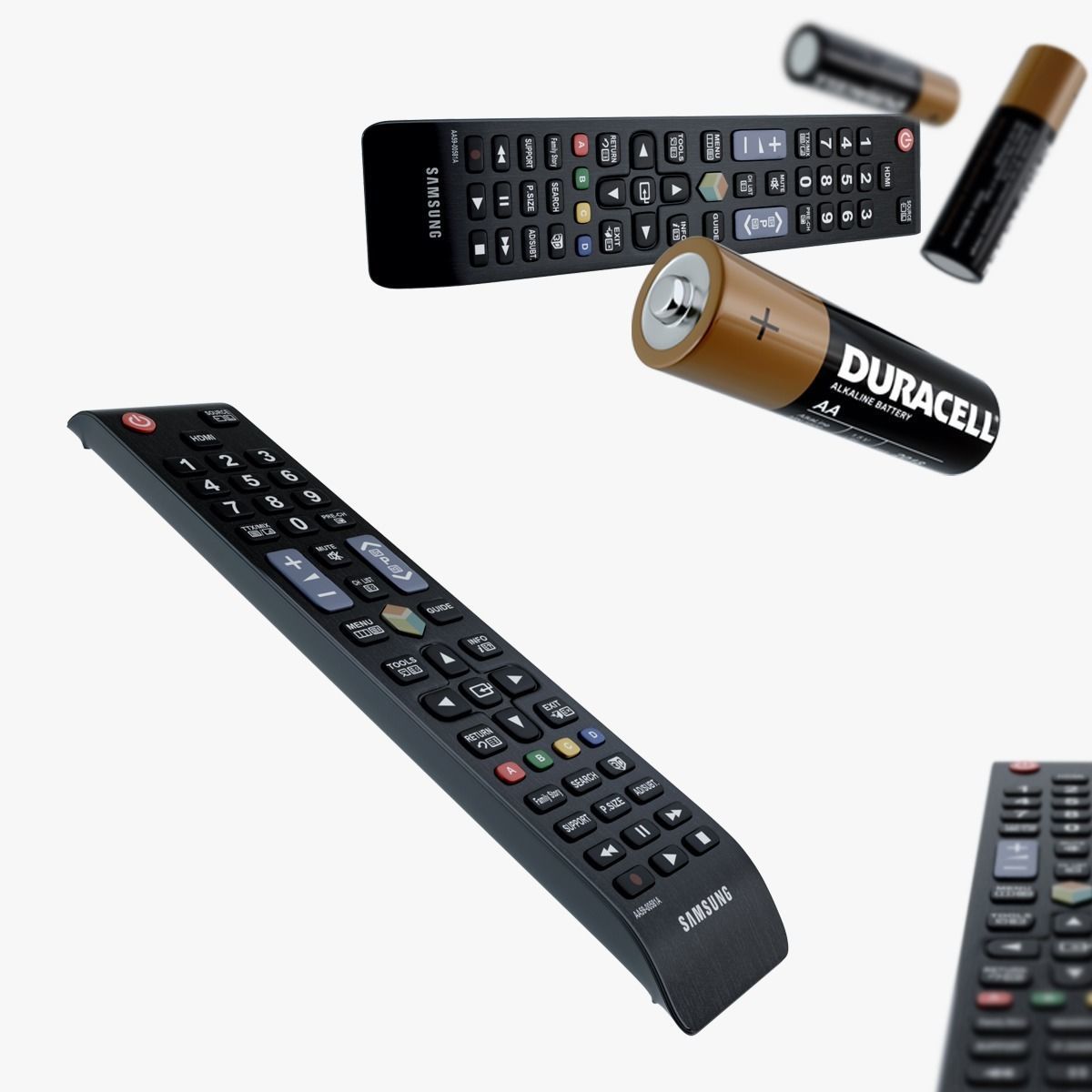 TV Wall Mounted 3D model_30