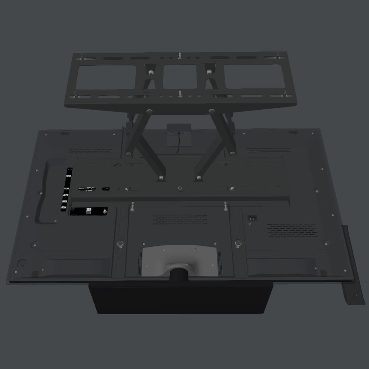 TV Wall Mounted 3D model_18