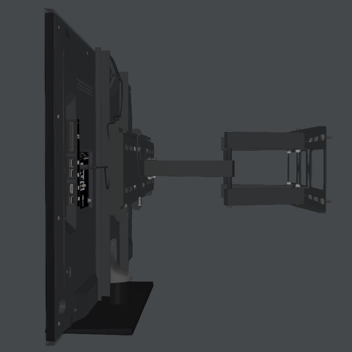 TV Wall Mounted 3D model_19