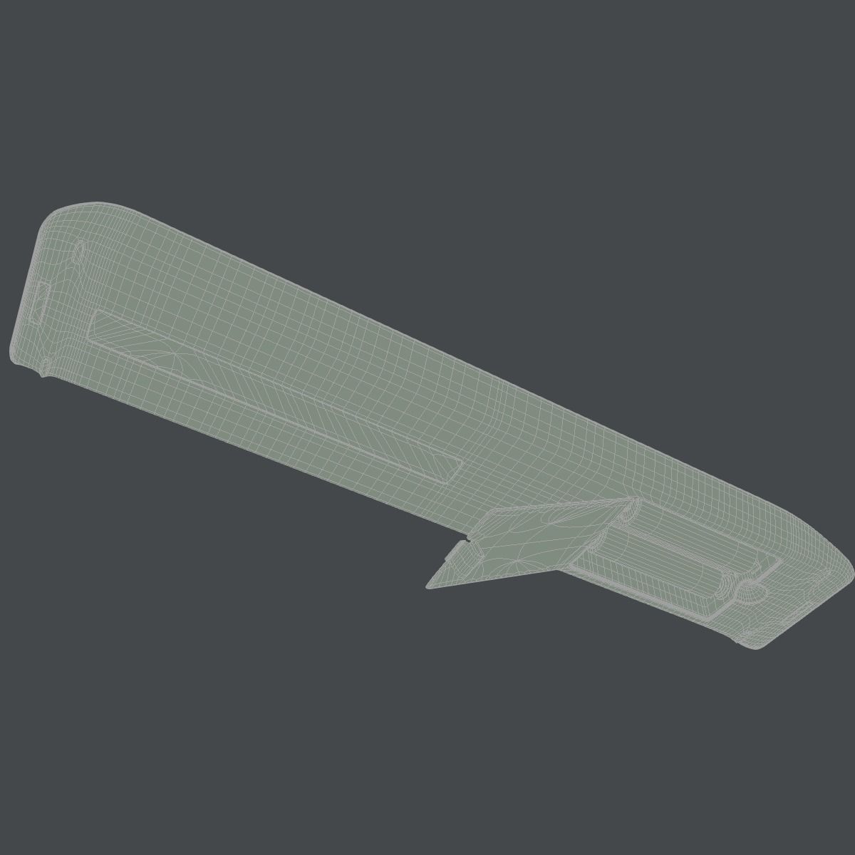 TV Wall Mounted 3D model_34