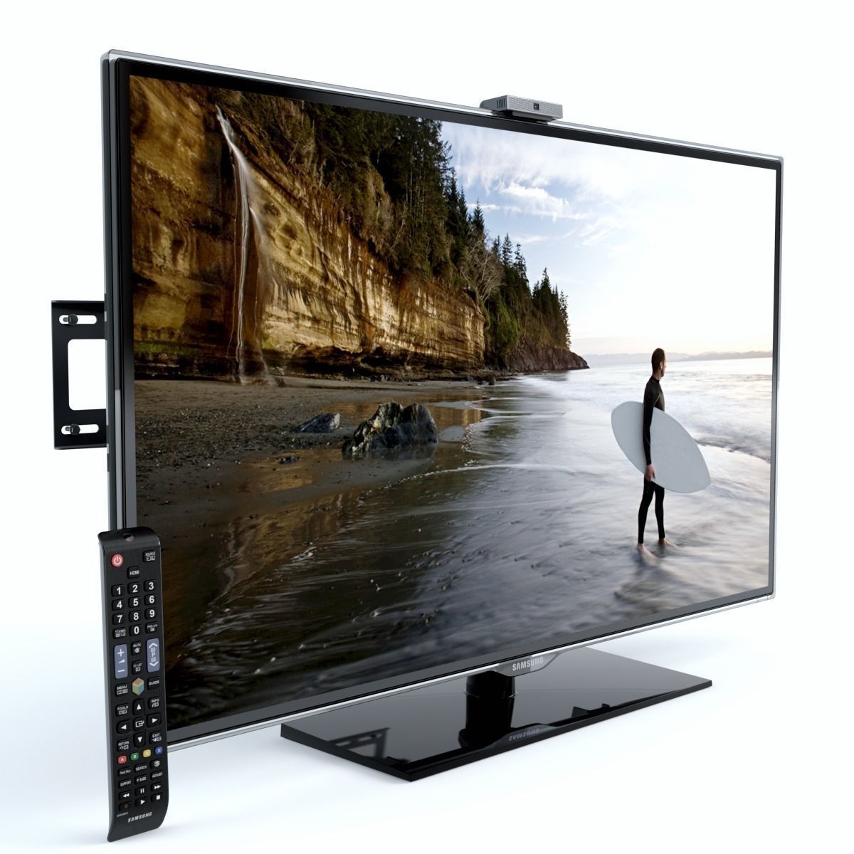 TV Wall Mounted 3D model_49
