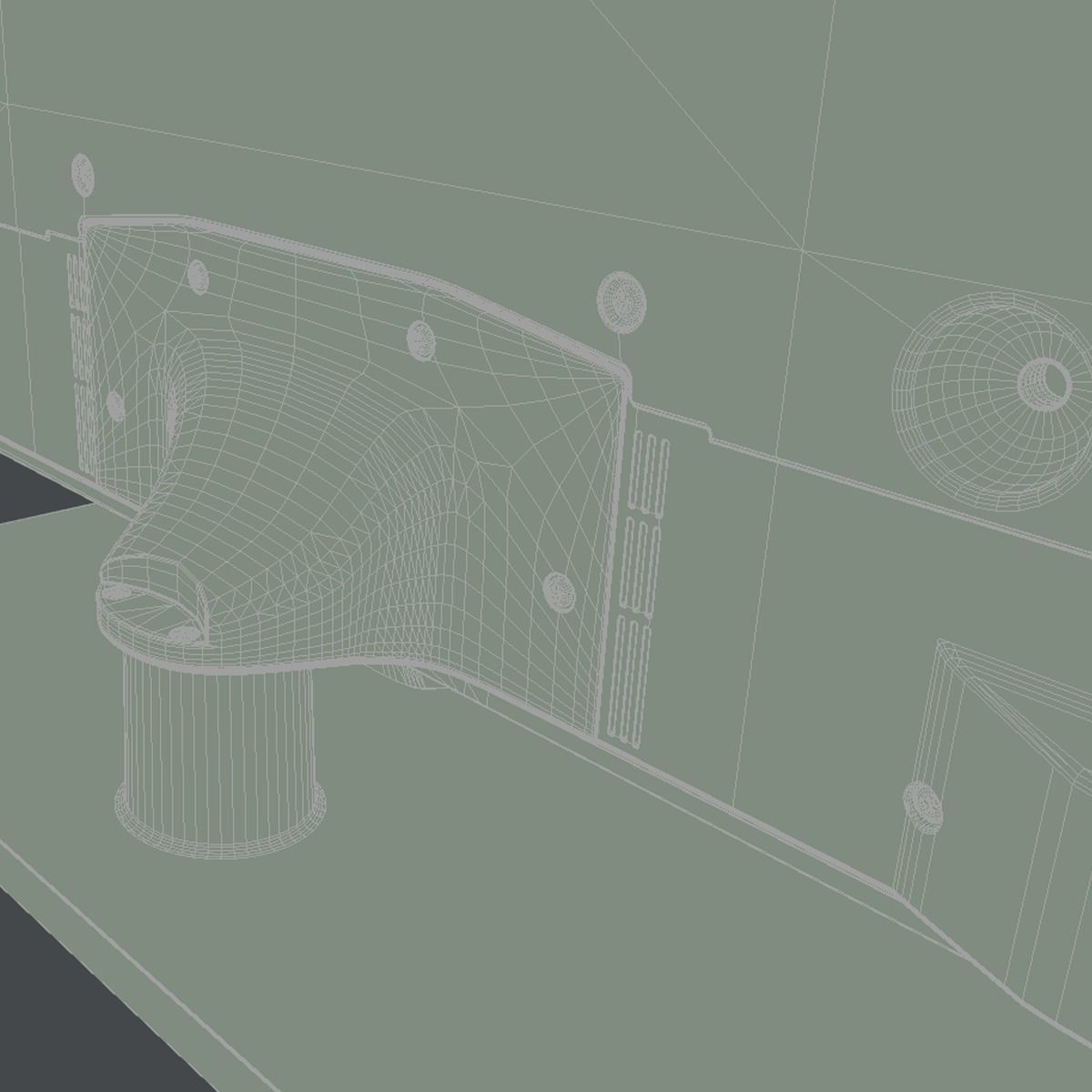 TV Wall Mounted 3D model_48