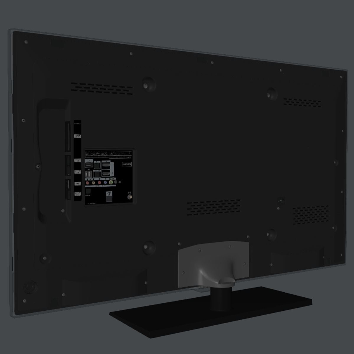 TV Wall Mounted 3D model_37