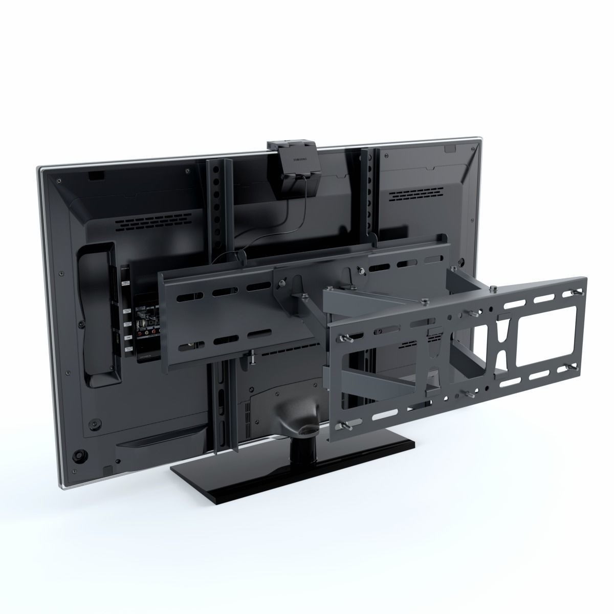 TV Wall Mounted 3D model_35