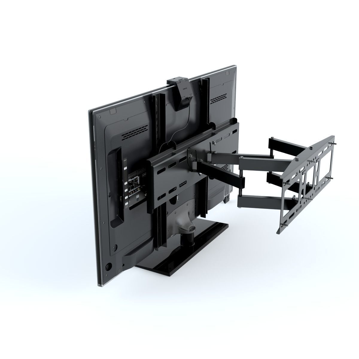 TV Wall Mounted 3D model_41