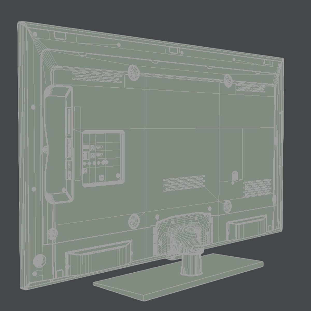 TV Wall Mounted 3D model_47
