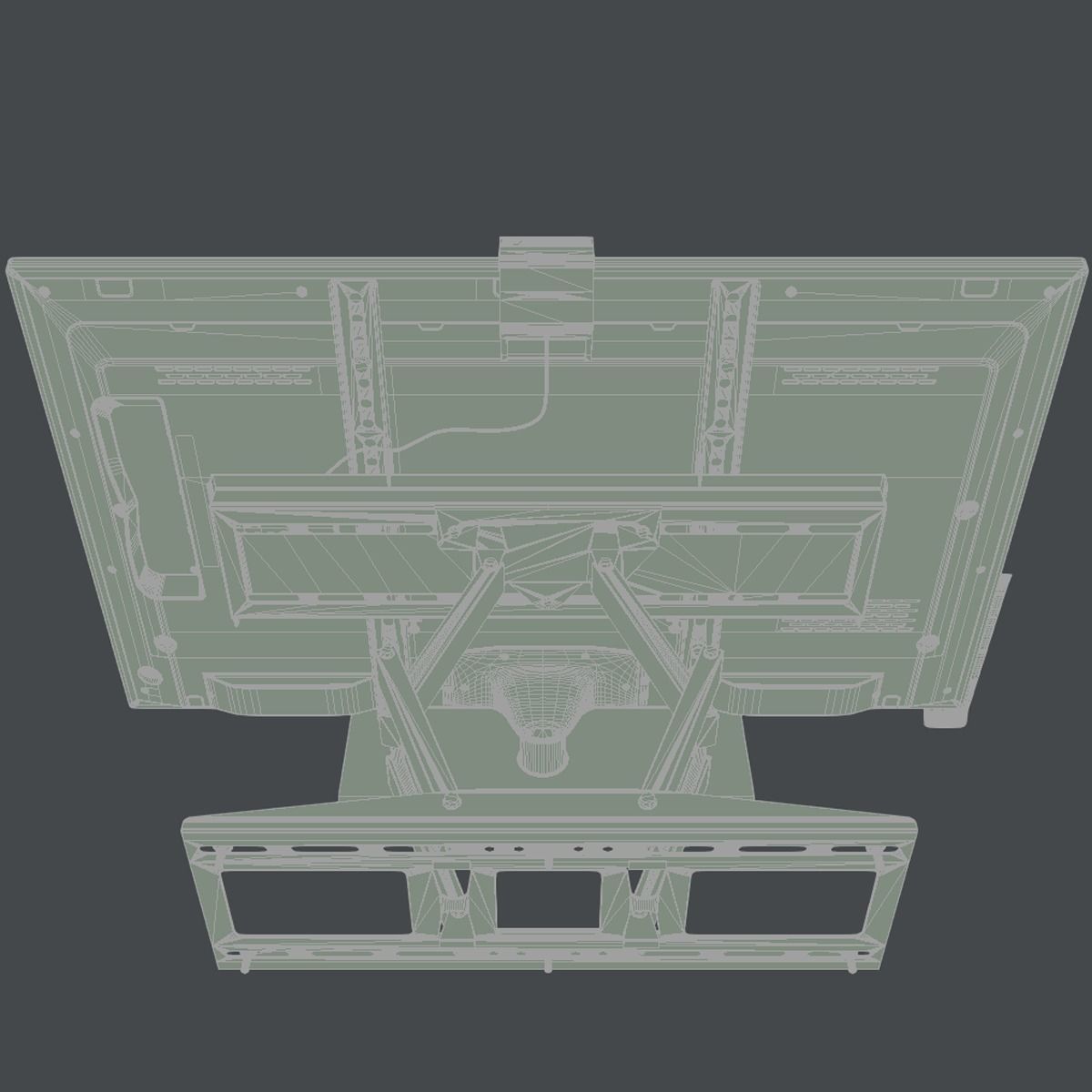 TV Wall Mounted 3D model_52